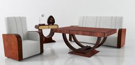مدل وسایل استیل قدیمی دکوراسیون داخلی مبل آباژور میز ناهارخوری چوبی