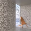 مدل دیوار دکوراتیو سه بعدی صندلی لوکس فانتزی چوبی پلاستیکی آباژور میز پذیرایی