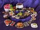 مدل غذا صبحانه مربا کیک قهوه چای ظرف میوه مرغ خرچنگ پیتزا ساندویچ ماکارونی ماهی گیلاس پاستا موز آناناس کیوی تخم مرغ دونات