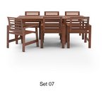 مدل سه بعدی صندلی چوبی پارک فضای سبز آیکیا ایکیا آلاچیق مبل میز غذاخوری