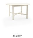 مدل سه بعدی میز غذاخوری چوبی آیکیا ایکیا صندلی چوبی نیمکت تراس بالکن