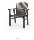 مدل سه بعدی نیمکت چوبی آیکیا ایکیا صندلی میز فضای آزاد پارک تراس
